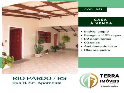 Casa para Venda, em Rio Pardo, bairro Jardim Boa Vista, 2 dormitórios, 2 banheiros, 3 vagas